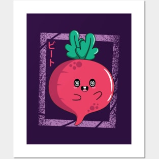 Kawaii Beet Posters and Art